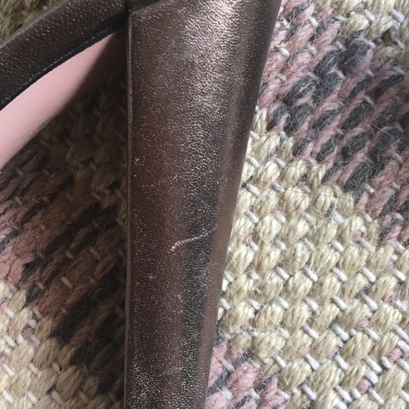 Prada Metallic Platform Sandal Heels Euro 37.5 - Picture 6 of 9